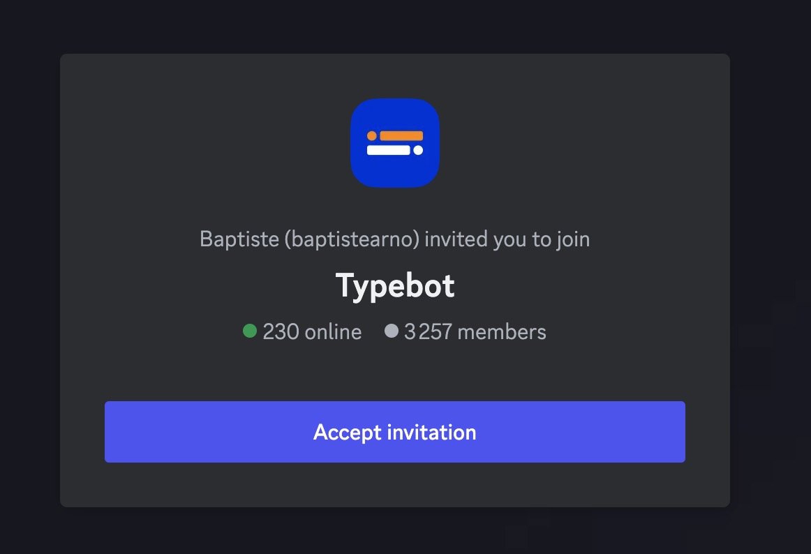 Typebot Discord